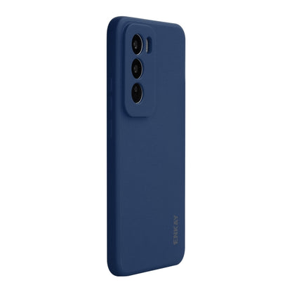 For OPPO Reno12 Pro ENKAY Liquid Silicone Soft Shockproof Phone Case(Dark Blue) - Reno12 Pro Cases by ENKAY | Online Shopping South Africa | PMC Jewellery | Buy Now Pay Later Mobicred