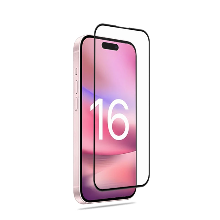 For iPhone 16 mocolo 2.5D Full Glue Full Cover Tempered Glass Film - iPhone 16 Tempered Glass by mocolo | Online Shopping South Africa | PMC Jewellery | Buy Now Pay Later Mobicred