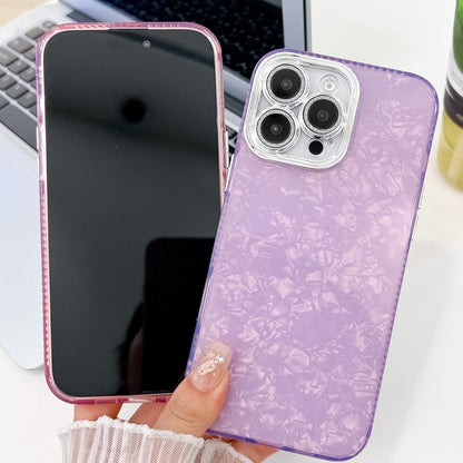 For iPhone 16 Pro Max Plating Glitter Texture TPU Phone Case with Lens Film(White Water Ripples) - iPhone 16 Pro Max Cases by PMC Jewellery | Online Shopping South Africa | PMC Jewellery | Buy Now Pay Later Mobicred