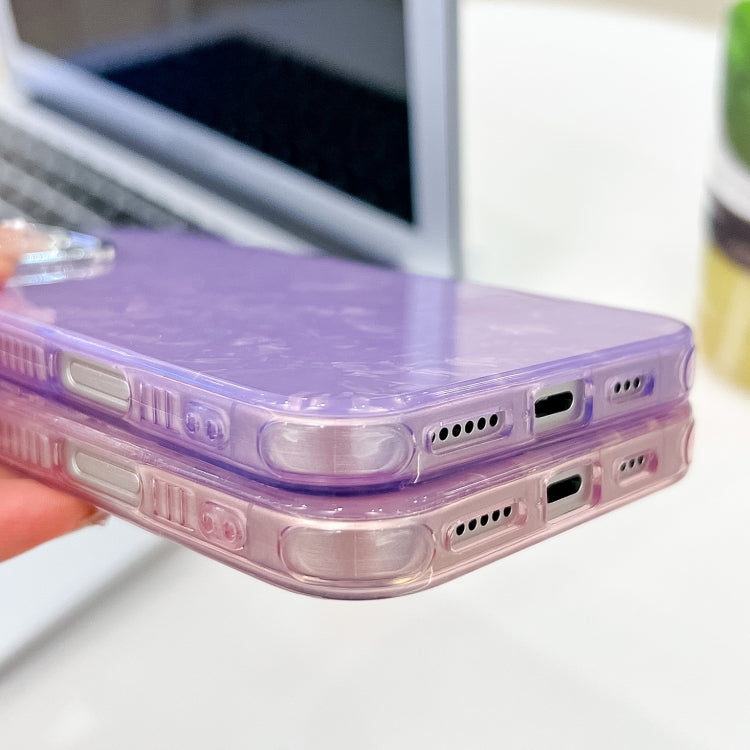 For iPhone 16 Pro Plating Glitter Texture TPU Phone Case with Lens Film(Purple Feather Yarn) - iPhone 16 Pro Cases by PMC Jewellery | Online Shopping South Africa | PMC Jewellery | Buy Now Pay Later Mobicred