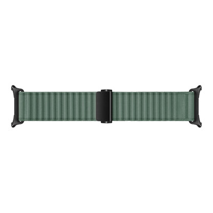 For Apple Watch Ultra 2 49mm Off Road Magnetic Buckle Braided Nylon Watch Band(Army Green) - Watch Bands by PMC Jewellery | Online Shopping South Africa | PMC Jewellery | Buy Now Pay Later Mobicred