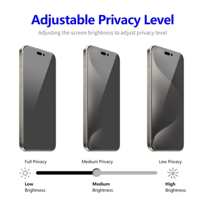 For iPhone 16 Pro ENKAY Hat-Prince 28 Degree Anti-peeping Privacy Tempered Glass Film - iPhone 16 Pro Tempered Glass by ENKAY | Online Shopping South Africa | PMC Jewellery | Buy Now Pay Later Mobicred