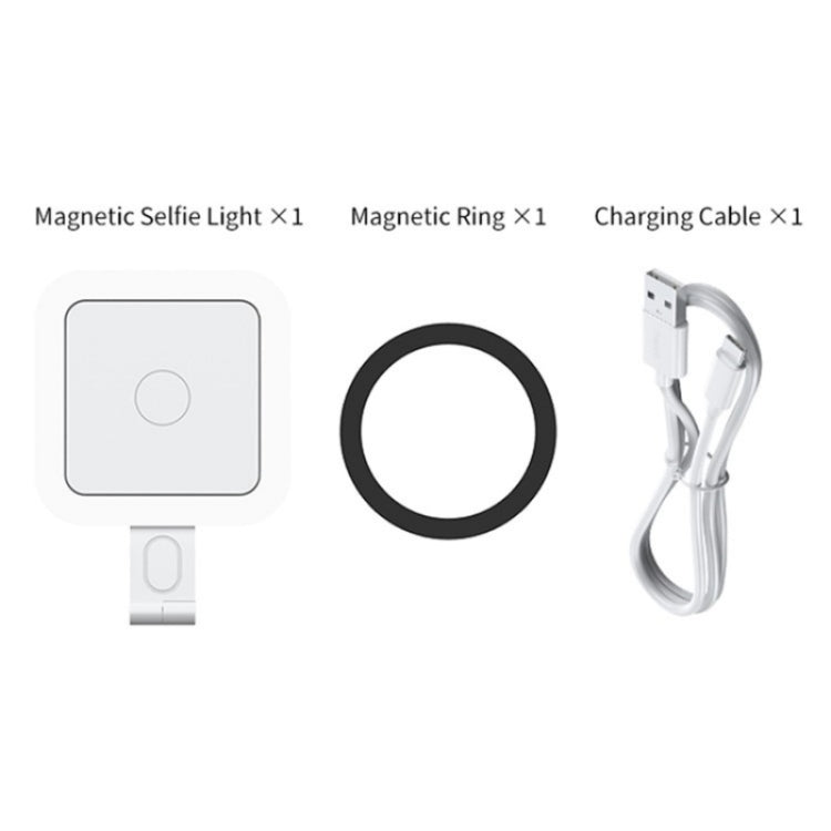 V18 Portable Skin Beauty Live Streaming LED Fill Light Magnetic Phone Selfie Lamp(White) - Selfie Light by PMC Jewellery | Online Shopping South Africa | PMC Jewellery | Buy Now Pay Later Mobicred