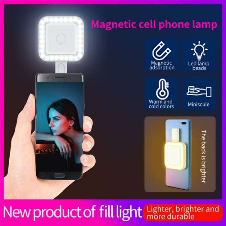 V18 Portable Skin Beauty Live Streaming LED Fill Light Magnetic Phone Selfie Lamp(Black) - Selfie Light by PMC Jewellery | Online Shopping South Africa | PMC Jewellery | Buy Now Pay Later Mobicred