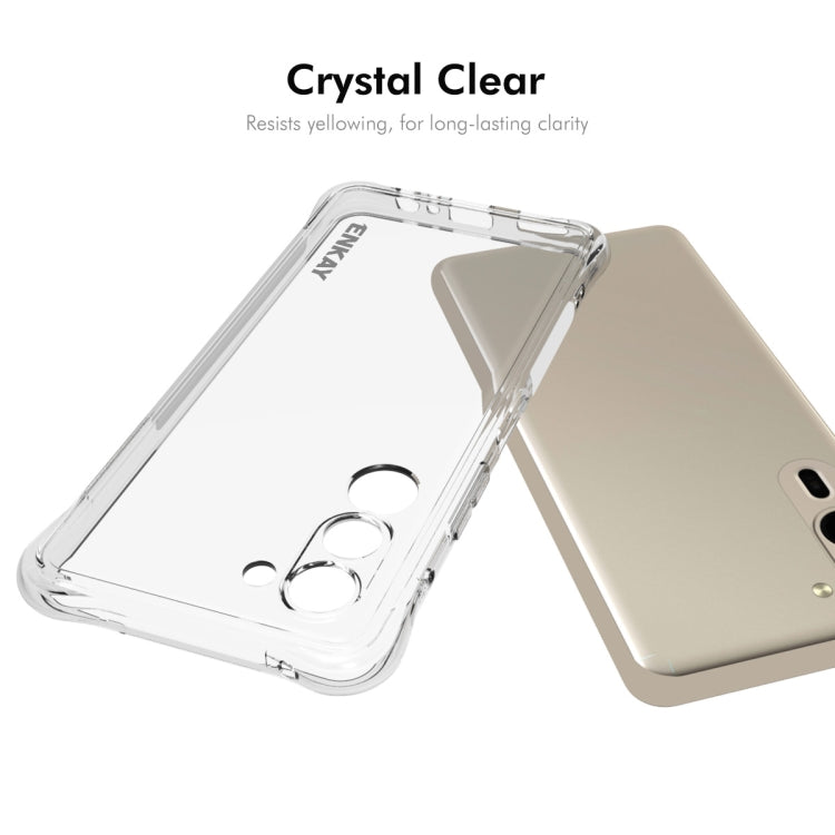 For Fujitsu Arrows We2 Plus / F-51E ENKAY Clear TPU Shockproof Anti-slip Phone Case - More Brand by ENKAY | Online Shopping South Africa | PMC Jewellery | Buy Now Pay Later Mobicred