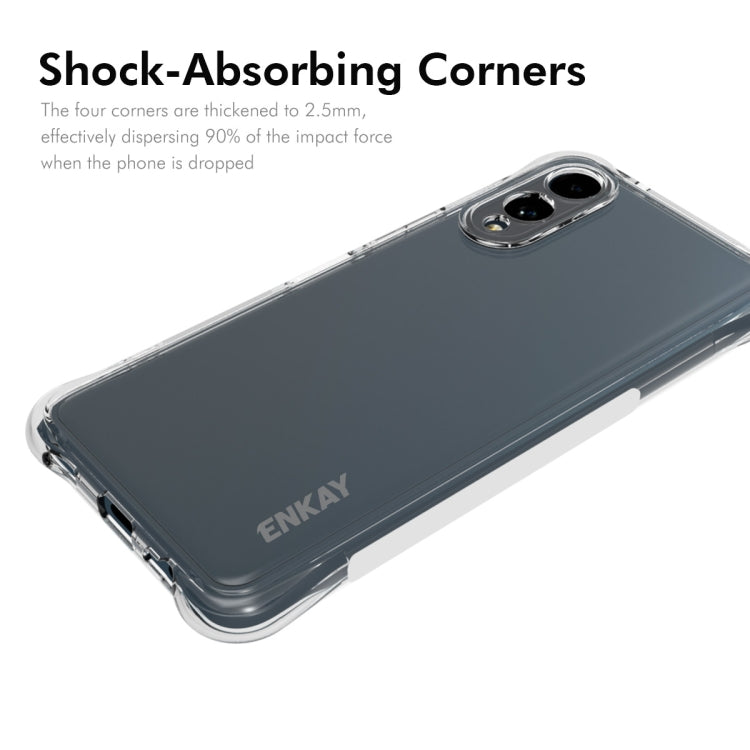 For Fujitsu Arrows We2 / F-52E ENKAY Clear TPU Shockproof Anti-slip Phone Case - More Brand by ENKAY | Online Shopping South Africa | PMC Jewellery | Buy Now Pay Later Mobicred