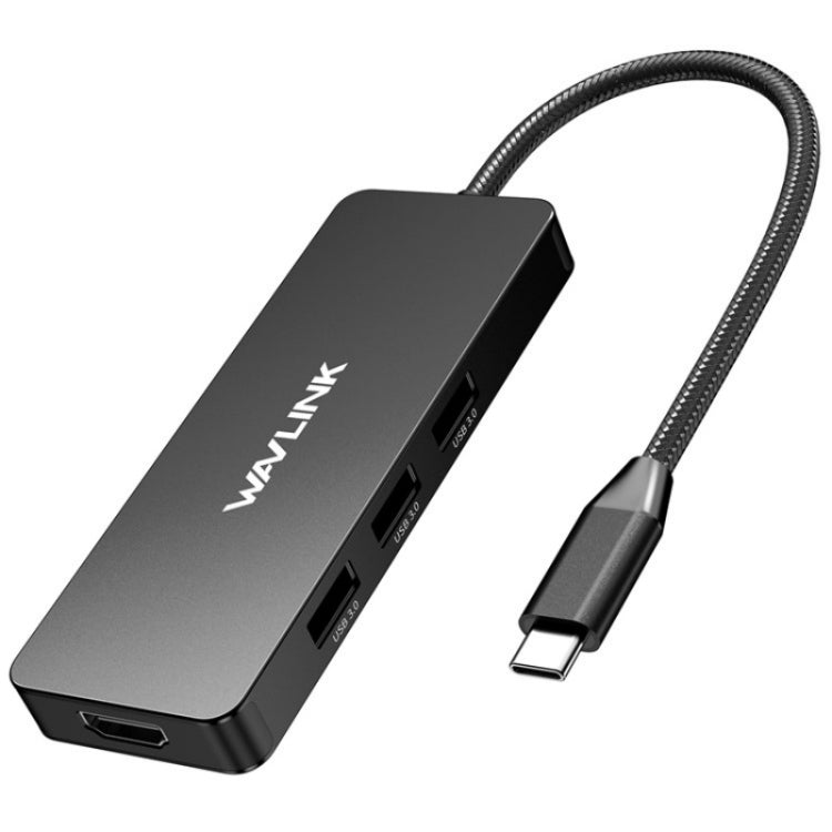 WAVLINK UHP3416 7-in-1 PD100W Charging SD / TF Card Reader 4K HD Type-C Docking Station(Black) - USB HUB by WAVLINK | Online Shopping South Africa | PMC Jewellery | Buy Now Pay Later Mobicred