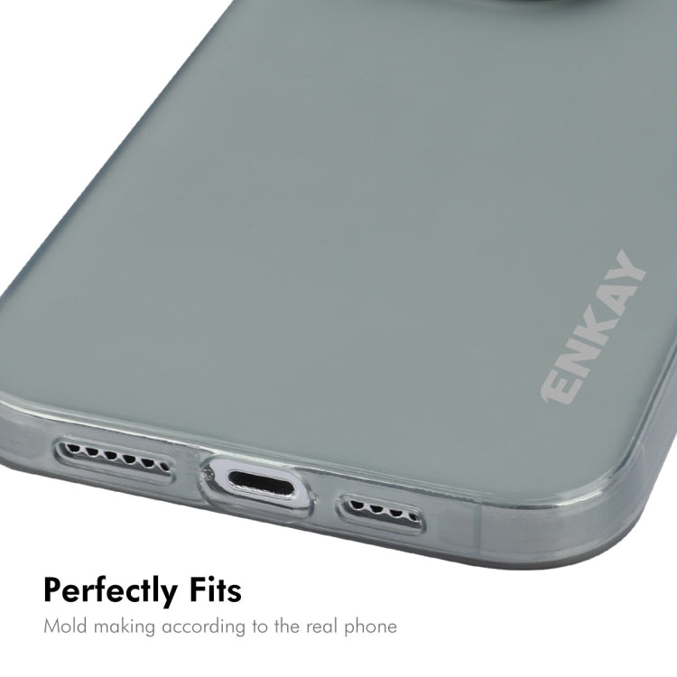 For iPhone 16 Pro ENKAY Hat-Prince Translucent Matte TPU Soft Phone Case(White) - iPhone 16 Pro Cases by ENKAY | Online Shopping South Africa | PMC Jewellery | Buy Now Pay Later Mobicred