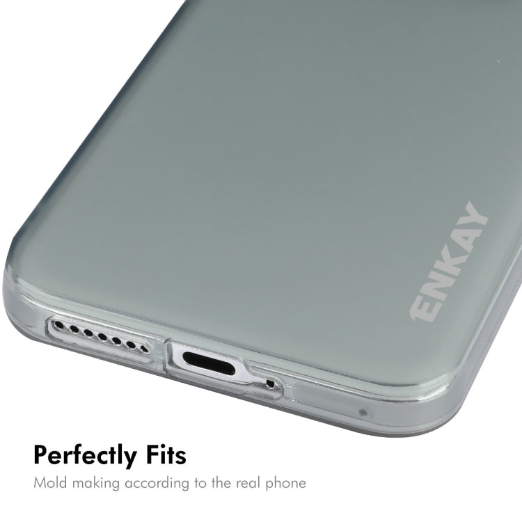 For Xiaomi 14 Pro ENKAY Hat-Prince Translucent Matte TPU Soft Phone Case(White) - 14 Pro Cases by ENKAY | Online Shopping South Africa | PMC Jewellery | Buy Now Pay Later Mobicred