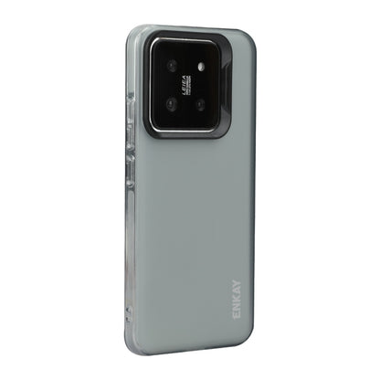 For Xiaomi 14 Pro ENKAY Hat-Prince Translucent Matte TPU Soft Phone Case(Grey) - 14 Pro Cases by ENKAY | Online Shopping South Africa | PMC Jewellery | Buy Now Pay Later Mobicred