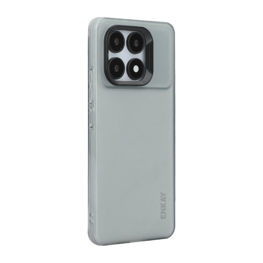 For Redmi K70 Ultra ENKAY Hat-Prince Translucent Matte TPU Soft Phone Case(Grey) - Xiaomi Cases by ENKAY | Online Shopping South Africa | PMC Jewellery | Buy Now Pay Later Mobicred