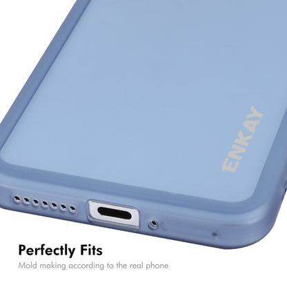 For Xiaomi 14 ENKAY Hat-Prince Translucent Matte TPU Phone Case with Lens Film(White) - 14 Cases by ENKAY | Online Shopping South Africa | PMC Jewellery | Buy Now Pay Later Mobicred