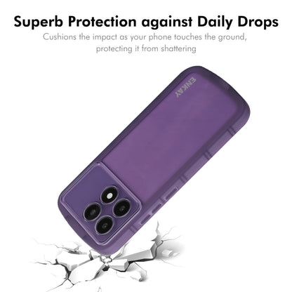 For Redmi K70 Ultra ENKAY Hat-Prince Translucent Matte TPU Shockproof Phone Case(Purple) - Xiaomi Cases by ENKAY | Online Shopping South Africa | PMC Jewellery | Buy Now Pay Later Mobicred