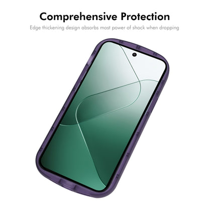 For Xiaomi 14 Pro ENKAY Hat-Prince Translucent Matte TPU Shockproof Phone Case(Black) - 14 Pro Cases by ENKAY | Online Shopping South Africa | PMC Jewellery | Buy Now Pay Later Mobicred