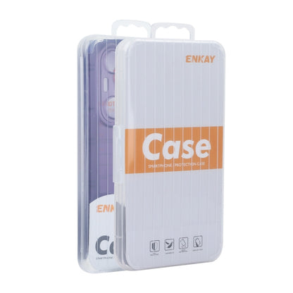 For Xiaomi 14 ENKAY Hat-Prince Translucent Matte TPU Shockproof Phone Case(White) - 14 Cases by ENKAY | Online Shopping South Africa | PMC Jewellery | Buy Now Pay Later Mobicred