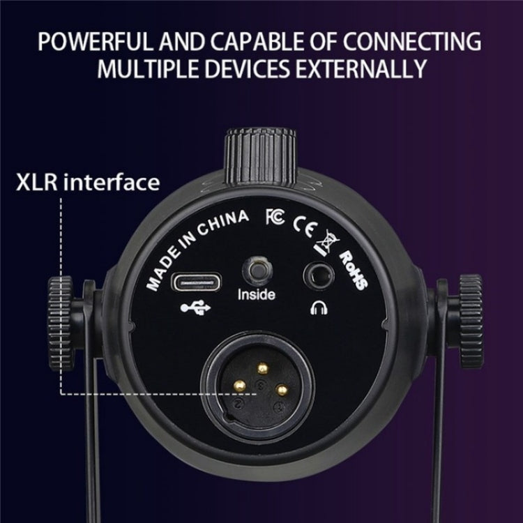 MV7 Monitoring Cardioid Dynamic Live Broadcast Microphone With Desktop Bracket - Microphone by PMC Jewellery | Online Shopping South Africa | PMC Jewellery | Buy Now Pay Later Mobicred