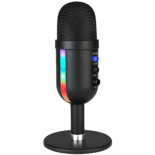 MU2000 Professional Desktop Cardioid Condenser Microphone With RGB Light - Microphone by PMC Jewellery | Online Shopping South Africa | PMC Jewellery | Buy Now Pay Later Mobicred