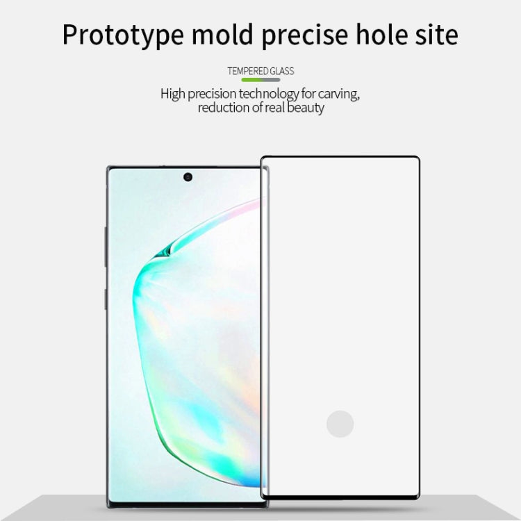 MOFI 9H 3D Explosion Proof Thermal Bending Full Screen Covered With Tempered Glass Film for Galaxy note10(Black) - Galaxy Tempered Glass by MOFI | Online Shopping South Africa | PMC Jewellery