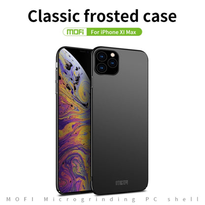 For iPhone 11 Pro Max MOFI Frosted PC Ultra-thin Hard Case (Gold) - iPhone 11 Pro Max Cases by MOFI | Online Shopping South Africa | PMC Jewellery