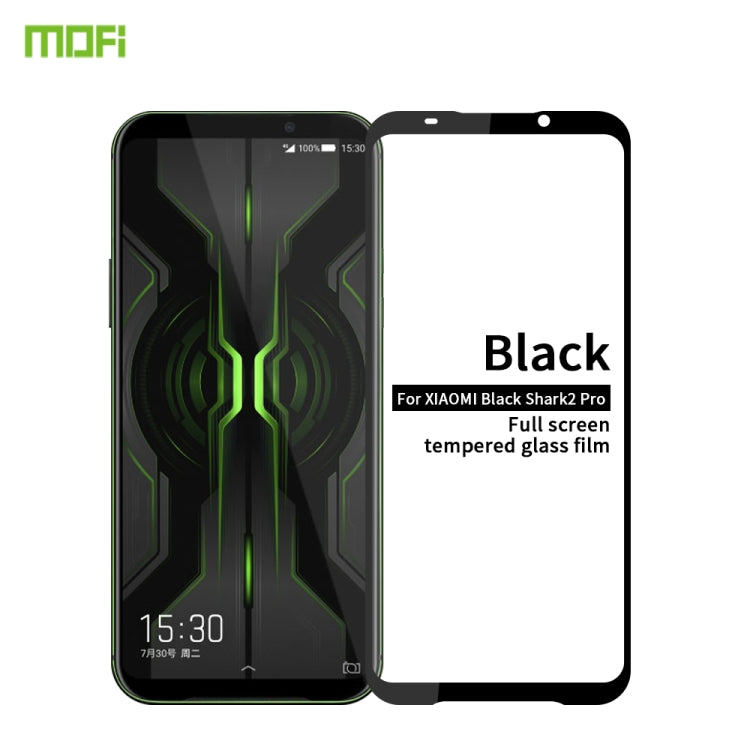 MOFI 9H 2.5D Full Screen Tempered Glass Film for Xiaomi Black shark2 Pro(Black) -  by MOFI | Online Shopping South Africa | PMC Jewellery