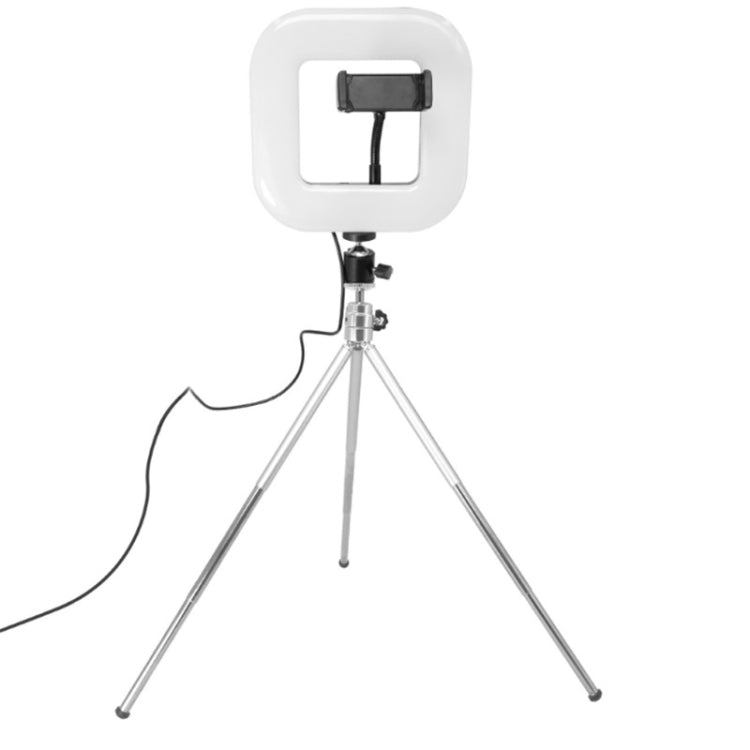 XWJ-D35B 28cm Dimmable LED Square Light With Tripod Net Red Live Fill Light Mobile Phone Bracket - Selfie Light by PMC Jewellery | Online Shopping South Africa | PMC Jewellery | Buy Now Pay Later Mobicred