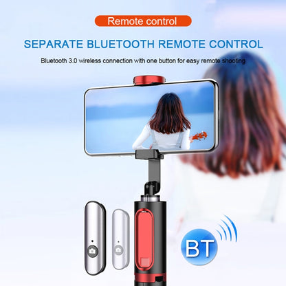 M18 Portable Selfie Stick Remote Control Mobile Phone Holder(Red) - Selfie Sticks by PMC Jewellery | Online Shopping South Africa | PMC Jewellery | Buy Now Pay Later Mobicred