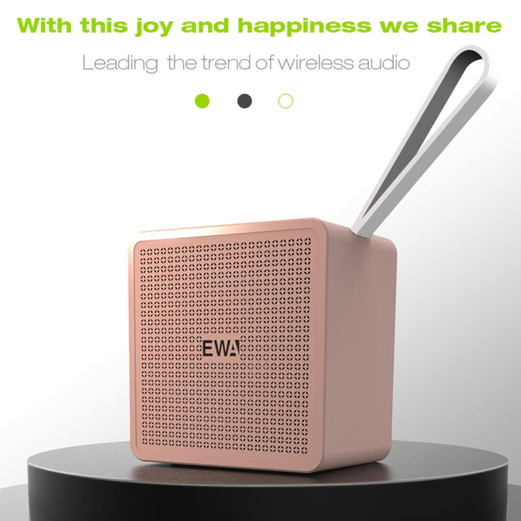 EWA A105 High Hidelity Bluetooth Speaker, Small Size High  Power Bass, TWS Bluetooth Technology Support TF(Gold) - Desktop Speaker by EWA | Online Shopping South Africa | PMC Jewellery | Buy Now Pay Later Mobicred