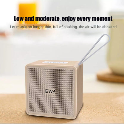 EWA A105 High Hidelity Bluetooth Speaker, Small Size High  Power Bass, TWS Bluetooth Technology Support TF(Blue) - Desktop Speaker by EWA | Online Shopping South Africa | PMC Jewellery | Buy Now Pay Later Mobicred