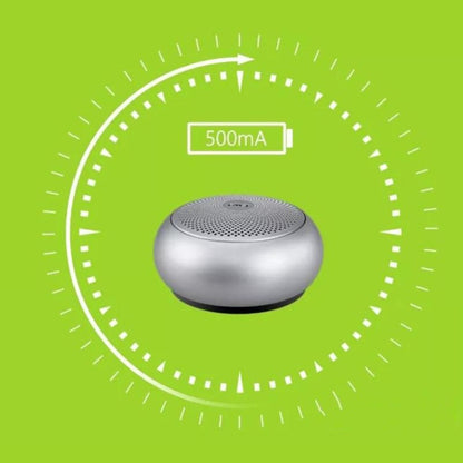 EWA A110mini High Hidelity Bluetooth Speaker Small Size High Power Bass, TWS Bluetooth Technology, Support TF(Silver) - Desktop Speaker by EWA | Online Shopping South Africa | PMC Jewellery | Buy Now Pay Later Mobicred