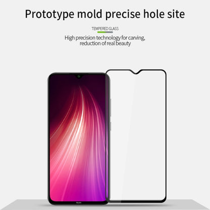 For Xiaomi RedMi Note8 MOFI 9H 2.5D Full Screen Tempered Glass Film(Black) -  by MOFI | Online Shopping South Africa | PMC Jewellery