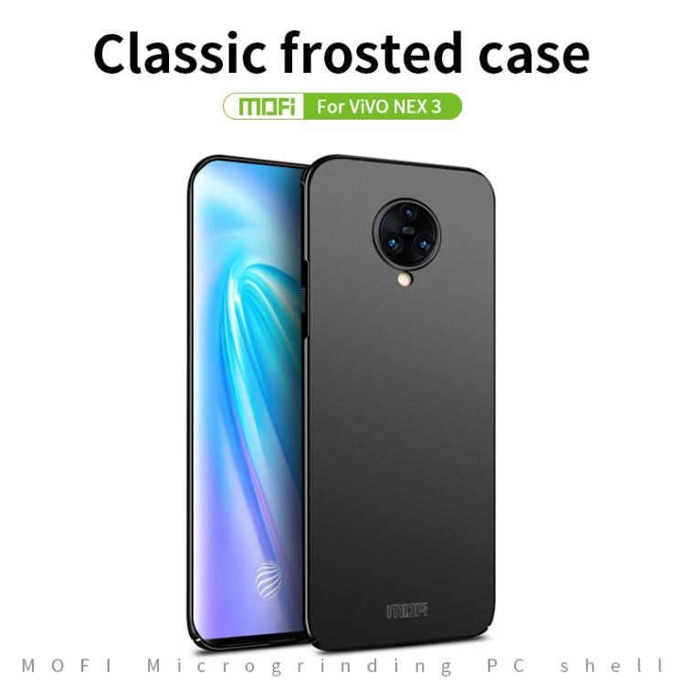 For  VIVO NEX3 MOFI Frosted PC Ultra-thin Hard Case(Black) - vivo Cases by MOFI | Online Shopping South Africa | PMC Jewellery