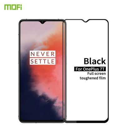 For Oneplus 7T MOFI 9H 2.5D Full Screen Tempered Glass Film(Black) - OnePlus Tempered Glass by MOFI | Online Shopping South Africa | PMC Jewellery