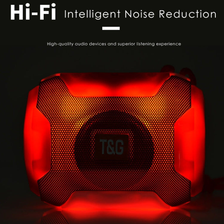 T&G TG162 LED Stereo Portable Bluetooth Speaker Mini Wireless Speaker Subwoofer(Black) - Desktop Speaker by T&G | Online Shopping South Africa | PMC Jewellery | Buy Now Pay Later Mobicred