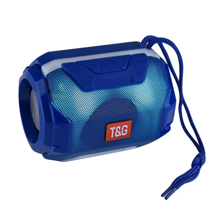 T&G TG162 LED Stereo Portable Bluetooth Speaker Mini Wireless Speaker Subwoofer(Blue) - Desktop Speaker by T&G | Online Shopping South Africa | PMC Jewellery | Buy Now Pay Later Mobicred