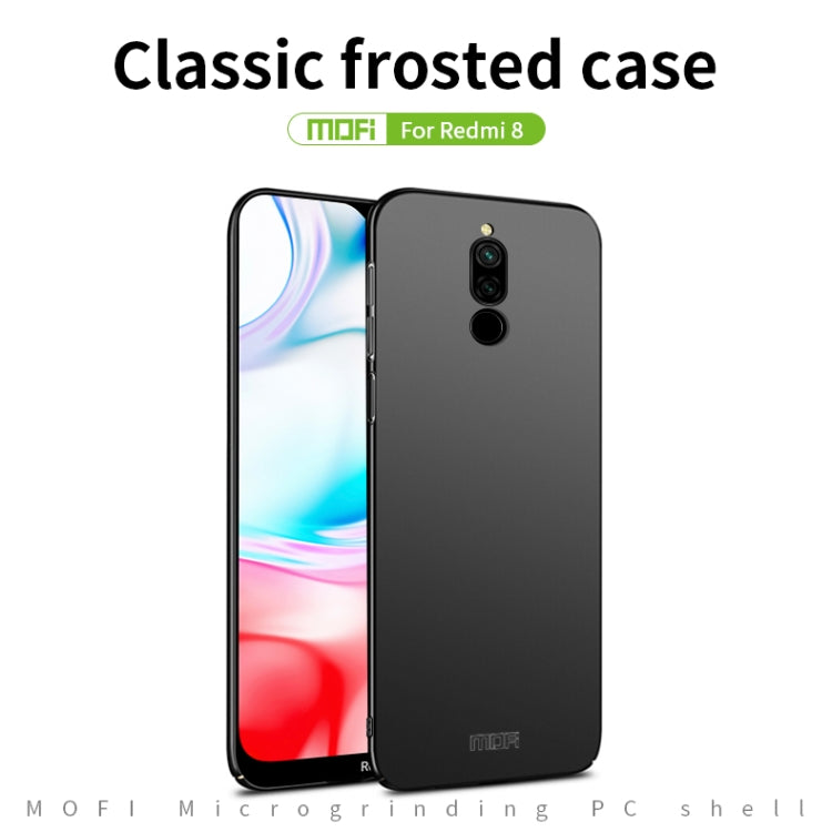 For Xiaomi RedMi 8 MOFI Frosted PC Ultra-thin Hard Case(Black) - Xiaomi Cases by MOFI | Online Shopping South Africa | PMC Jewellery