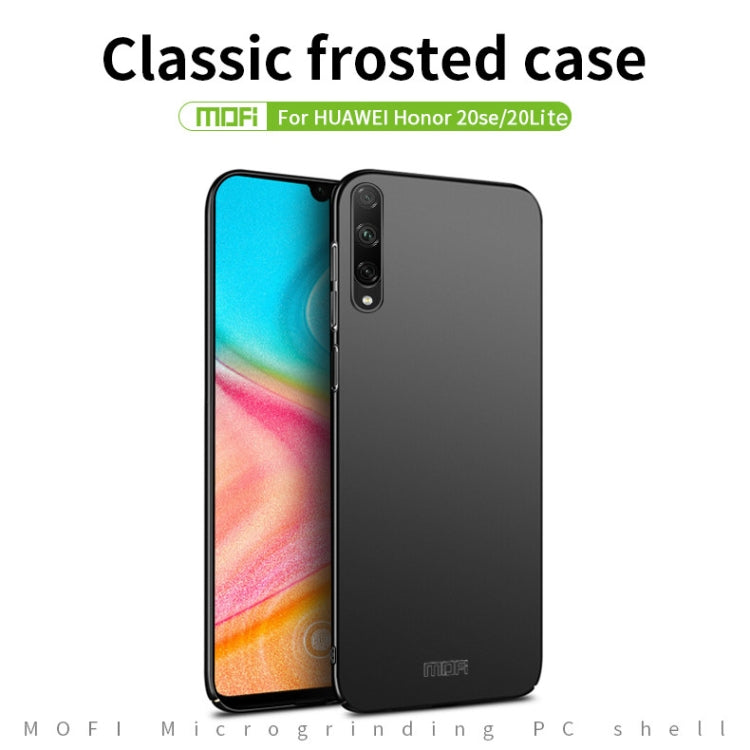 For Huawei Honor 20 Lite MOFI Frosted PC Ultra-thin Hard Case(Rose Gold) - Honor Cases by MOFI | Online Shopping South Africa | PMC Jewellery