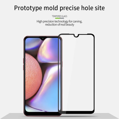 For Galaxy A10S MOFI 9H 2.5D Full Screen Tempered Glass Film(Black) - Galaxy Tempered Glass by MOFI | Online Shopping South Africa | PMC Jewellery