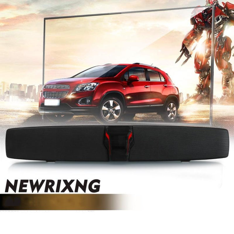 New Rixing NR7017 TWS Portable 10W Stereo Surround Soundbar Bluetooth Speaker with Microphone(Red) - Desktop Speaker by NewRixing | Online Shopping South Africa | PMC Jewellery | Buy Now Pay Later Mobicred