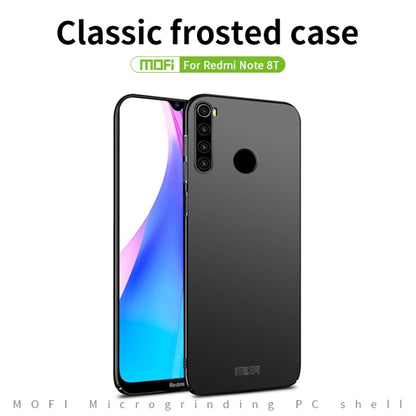 For Xiaomi RedMi Note8T MOFI Frosted PC Ultra-thin Hard Case(Black) - Xiaomi Cases by MOFI | Online Shopping South Africa | PMC Jewellery