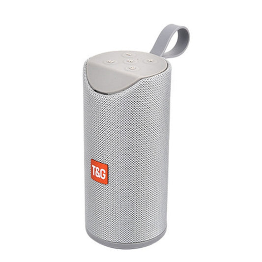 T&G TG113 Portable Bluetooth Speakers Waterproof Stereo Outdoor Loudspeaker MP3 Bass Sound Box with FM Radio(Gray) - Desktop Speaker by T&G | Online Shopping South Africa | PMC Jewellery | Buy Now Pay Later Mobicred