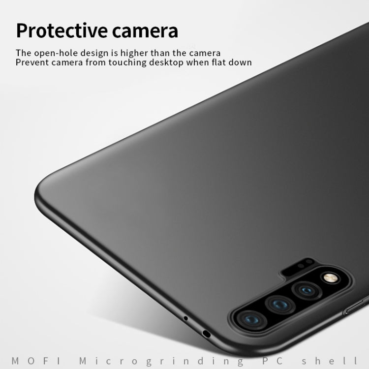 For Huawei Nova 6 MOFI Frosted PC Ultra-thin Hard Case(Black) - Huawei Cases by MOFI | Online Shopping South Africa | PMC Jewellery