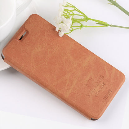 For Xiaomi RedMi Note8T MOFI Crazy Horse Texture Horizontal Flip Protective Leather Case(Brown) - Xiaomi Cases by MOFI | Online Shopping South Africa | PMC Jewellery