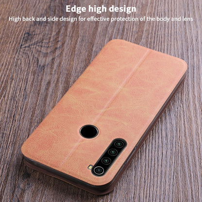 For Xiaomi RedMi Note8T MOFI Crazy Horse Texture Horizontal Flip Protective Leather Case(Brown) - Xiaomi Cases by MOFI | Online Shopping South Africa | PMC Jewellery