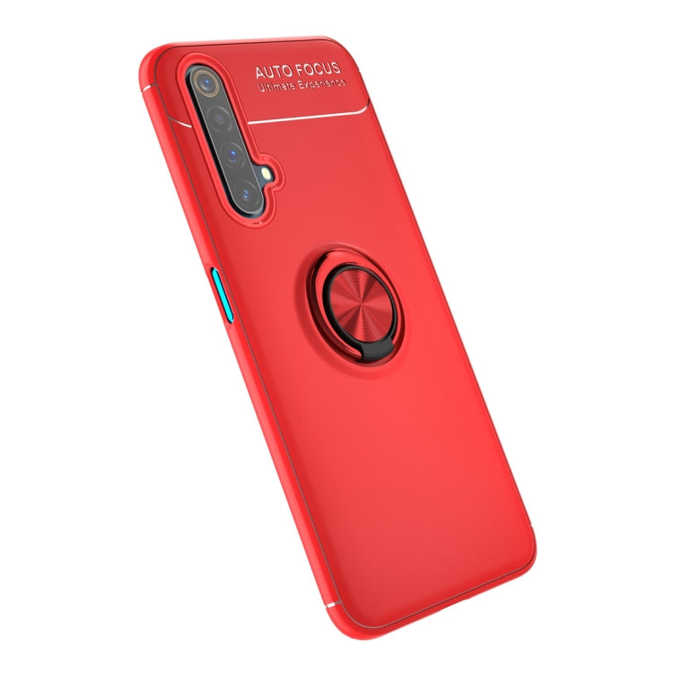 For Vivo X50 Metal Ring Holder 360 Degree Rotating TPU Case(Red+Red) - vivo Cases by PMC Jewellery | Online Shopping South Africa | PMC Jewellery | Buy Now Pay Later Mobicred