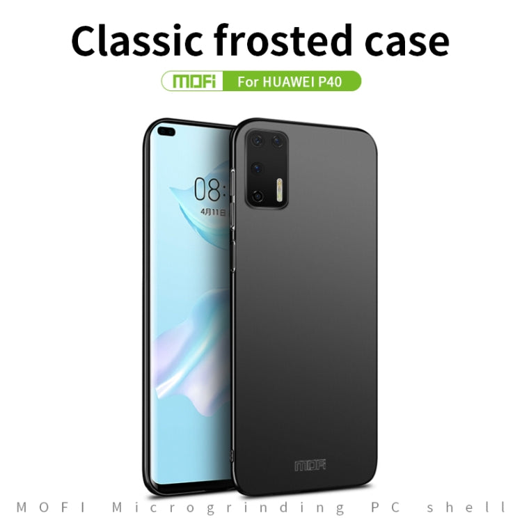 For Huawei P40 MOFI Frosted PC Ultra-thin Hard Case(Rose Gold) - Huawei Cases by MOFI | Online Shopping South Africa | PMC Jewellery