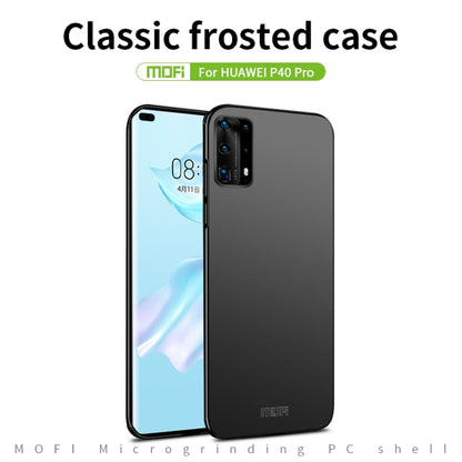 For Huawei P40 Pro MOFI Frosted PC Ultra-thin Hard Case(Black) - Huawei Cases by MOFI | Online Shopping South Africa | PMC Jewellery