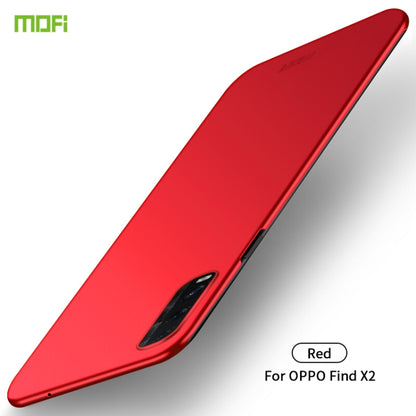 For OPPO Find X2 MOFI Frosted PC Ultra-thin Hard Case(Red) - OPPO Cases by MOFI | Online Shopping South Africa | PMC Jewellery