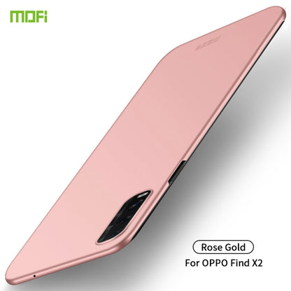 For OPPO Find X2 MOFI Frosted PC Ultra-thin Hard Case(Rose gold) - OPPO Cases by MOFI | Online Shopping South Africa | PMC Jewellery