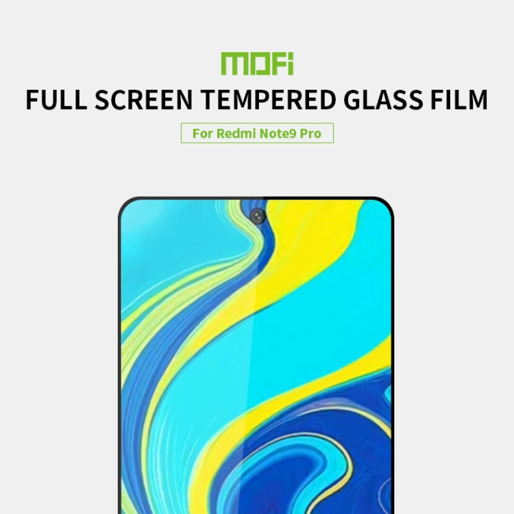 For Xiaomi Redmi Note 9 Pro MOFI 9H 2.5D Full Screen Tempered Glass Film -  by MOFI | Online Shopping South Africa | PMC Jewellery