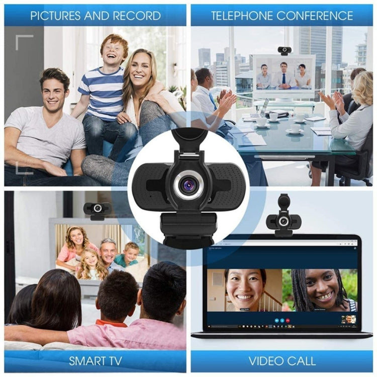 Full HD 1080P Web Camera With Noise Cancellation Microphone Skype Streaming Live Camera for Computer Android TV - HD Camera by PMC Jewellery | Online Shopping South Africa | PMC Jewellery | Buy Now Pay Later Mobicred